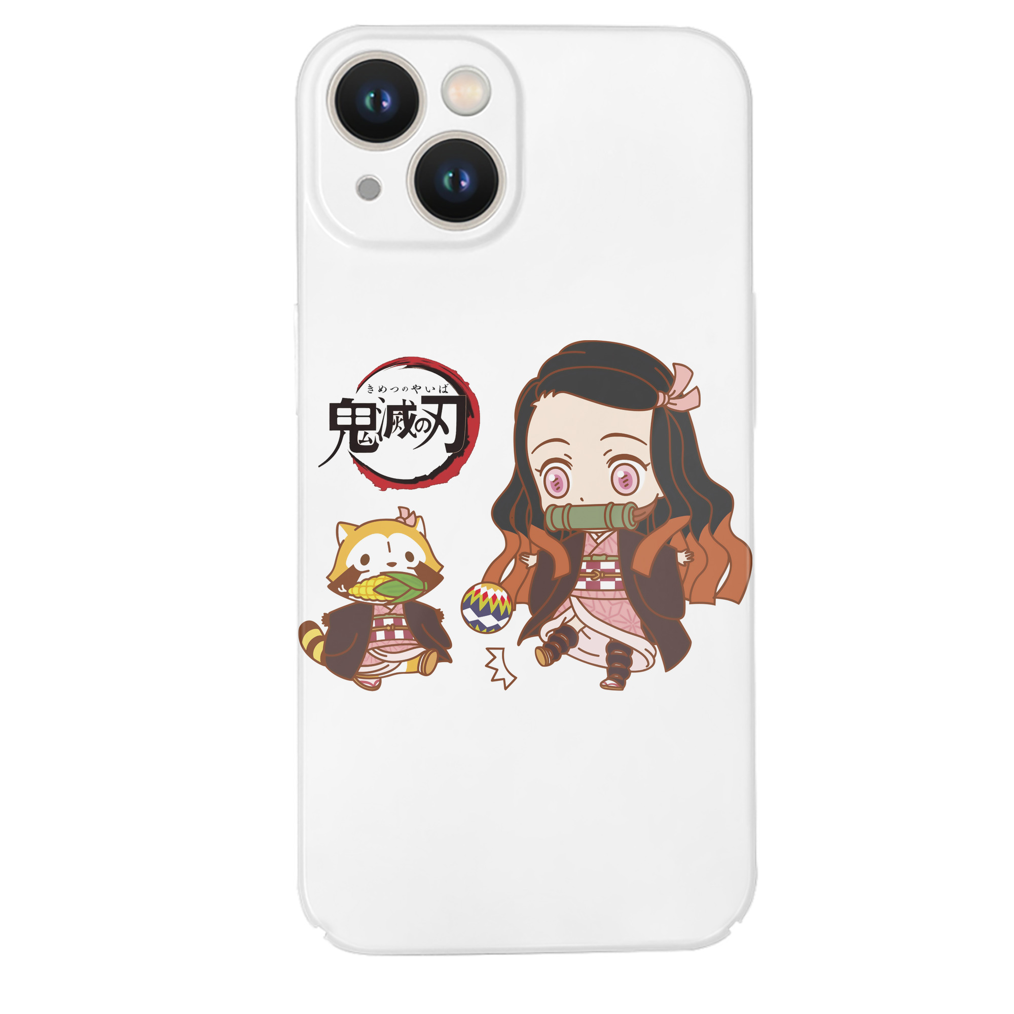 （画像用） 鬼滅の刃（きめつのやいば）竈門 禰󠄀豆子／かまど ねずこ Kamado Nezuko 【iPhone 14シリーズ対応】ハードケース
